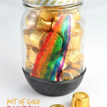 Pot of Gold Rainbow Candy Jar