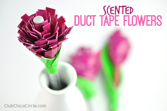 Duck Tape Rose Bouquet DIY  Club Chica Circle - where crafty is contagious