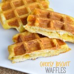 Cheesy Waffle Biscuit Waffle Iron Hack Idea