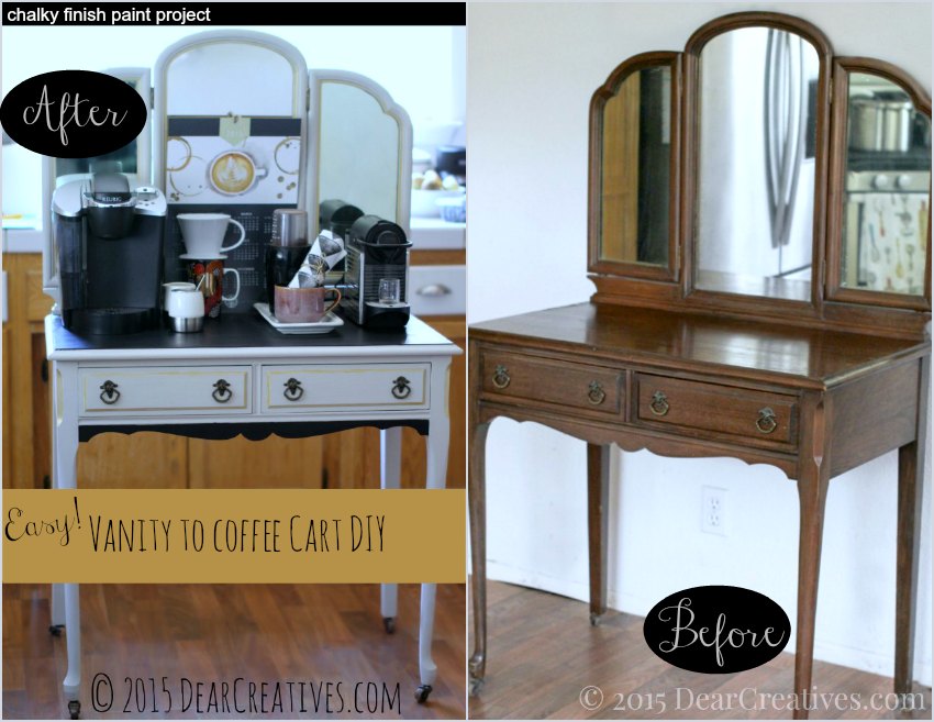 Home-Decor-Ideas-Before-and-After-Vanity-to-Coffee-Cart-