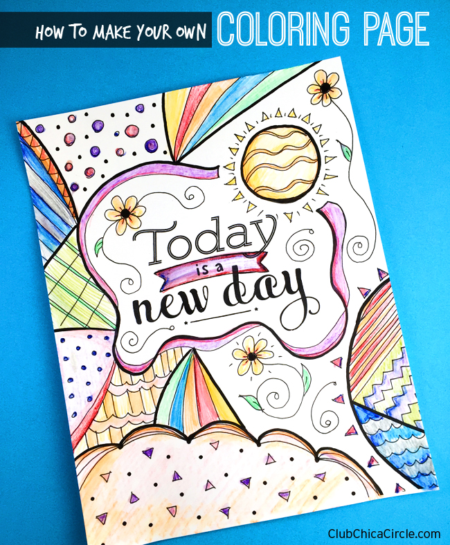 Download How to Make Your Own Inspirational Coloring Page