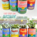 Easy Soup Can Succulent Planters