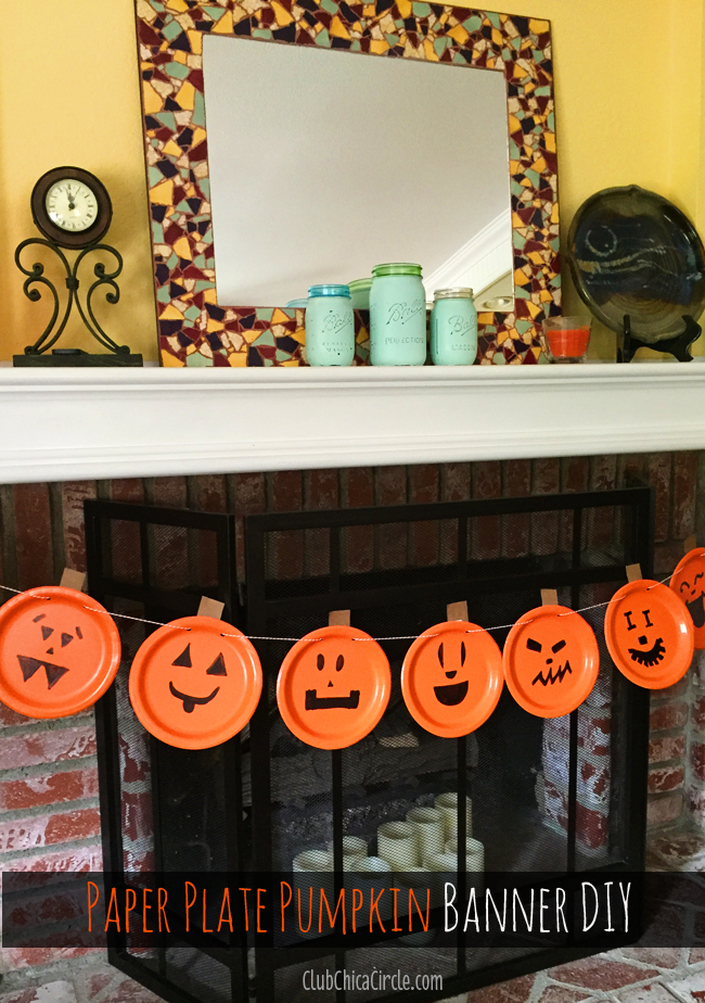 how to make a pumpkin party banner @clubchicacircle