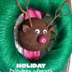 Handmade Holiday Reindeer Wreath Craft Idea