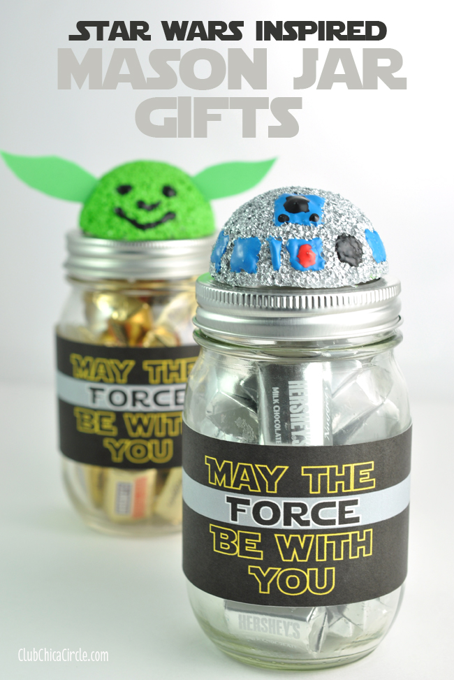 Star Wars Inspired Mason Jar Gifts  Club Chica Circle - where crafty is  contagious