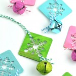 Easy Homemade Painted Snowflake Ornaments