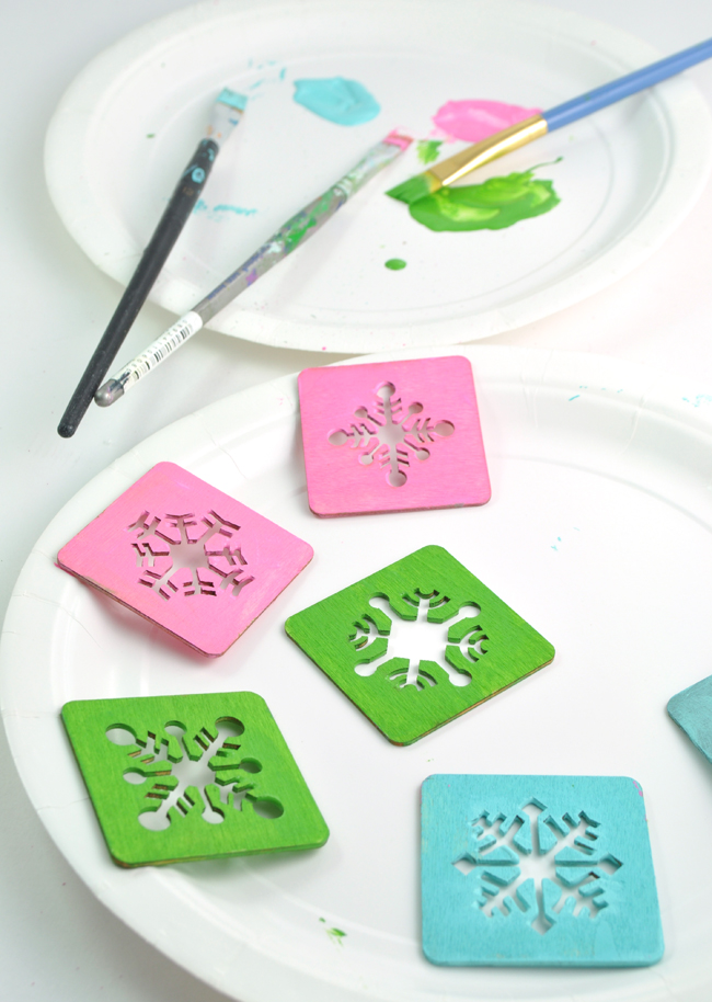 easy homemade snowflake ornaments