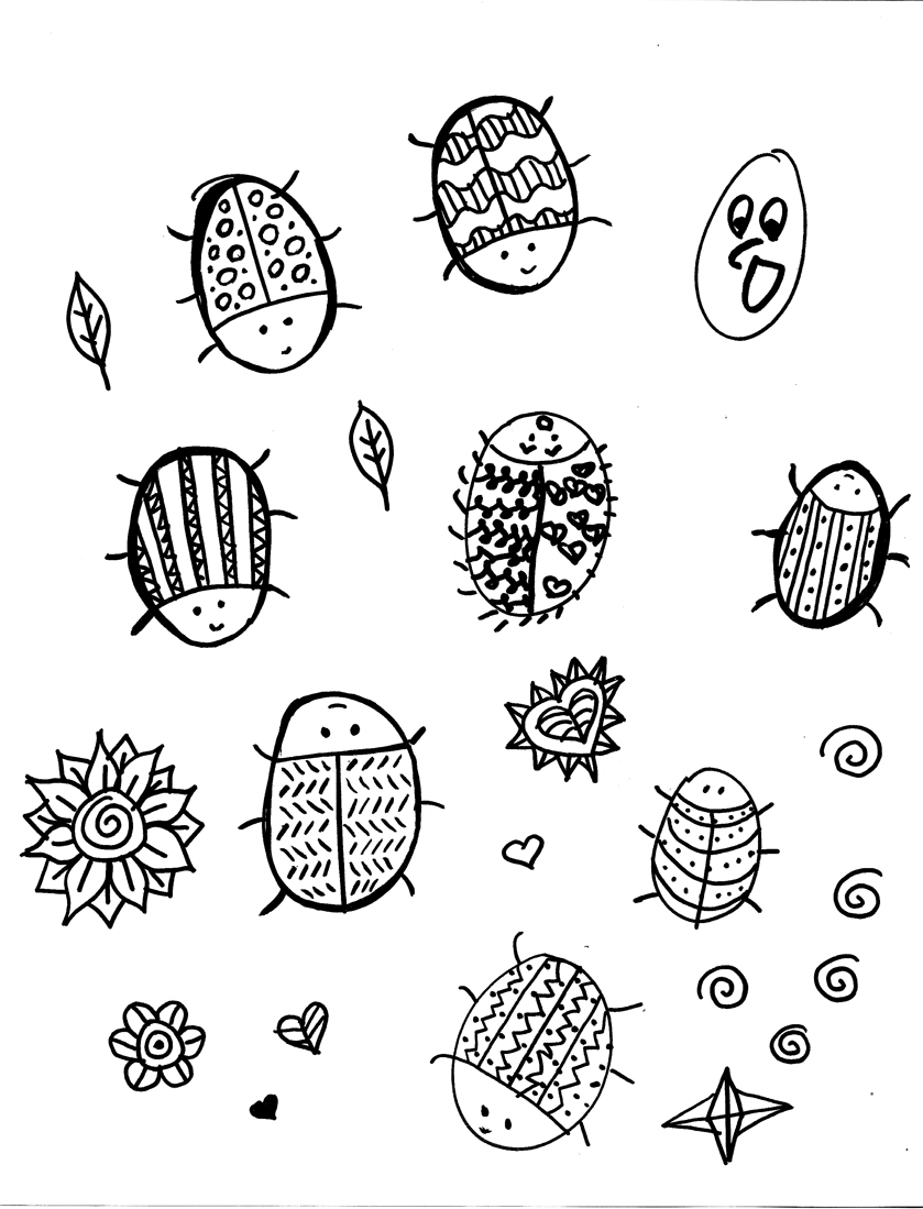bug doodles