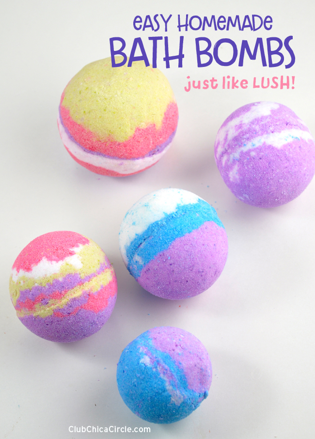 homemade bath bombs