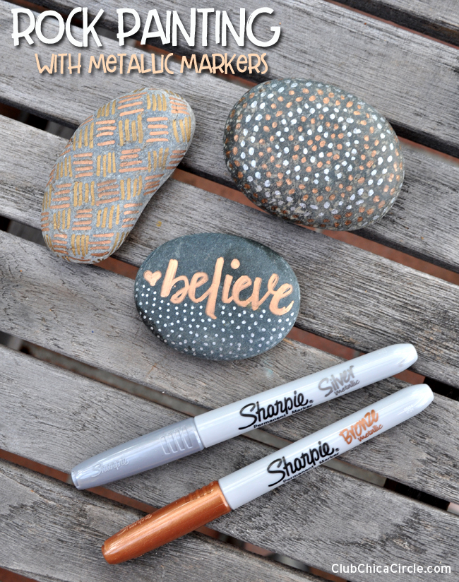 Painting Rocks with Markers  Club Chica Circle - where crafty is contagious