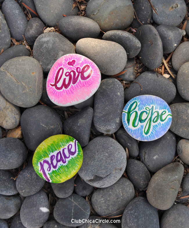 Painting Rocks with Markers  Club Chica Circle - where crafty is