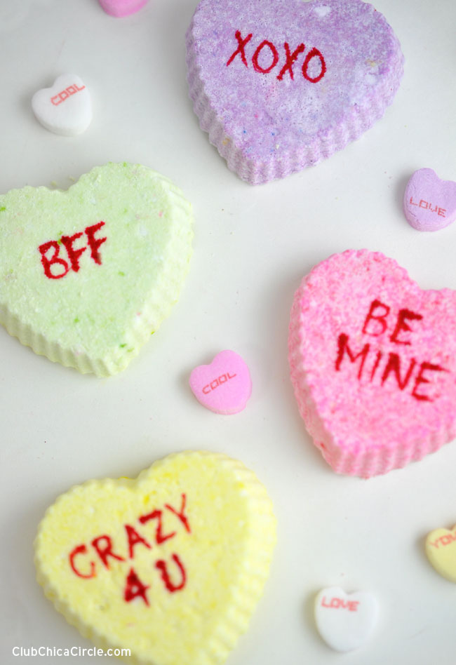 be mine} DIY Conversation Hearts – from scratch club